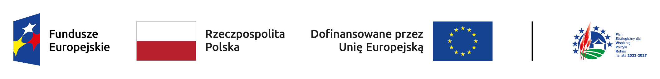 Fundusze Europejskie · Rzeczpospolita Polska · Dofinansowane przez Unię Europejską · Plan Strategiczny WPR 2023–2027